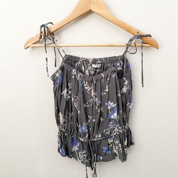 AMUSE SOCIETY | Bundle Set Gray White Blue Button Tank Rope Shorts | Size Small - Picture 4 of 12